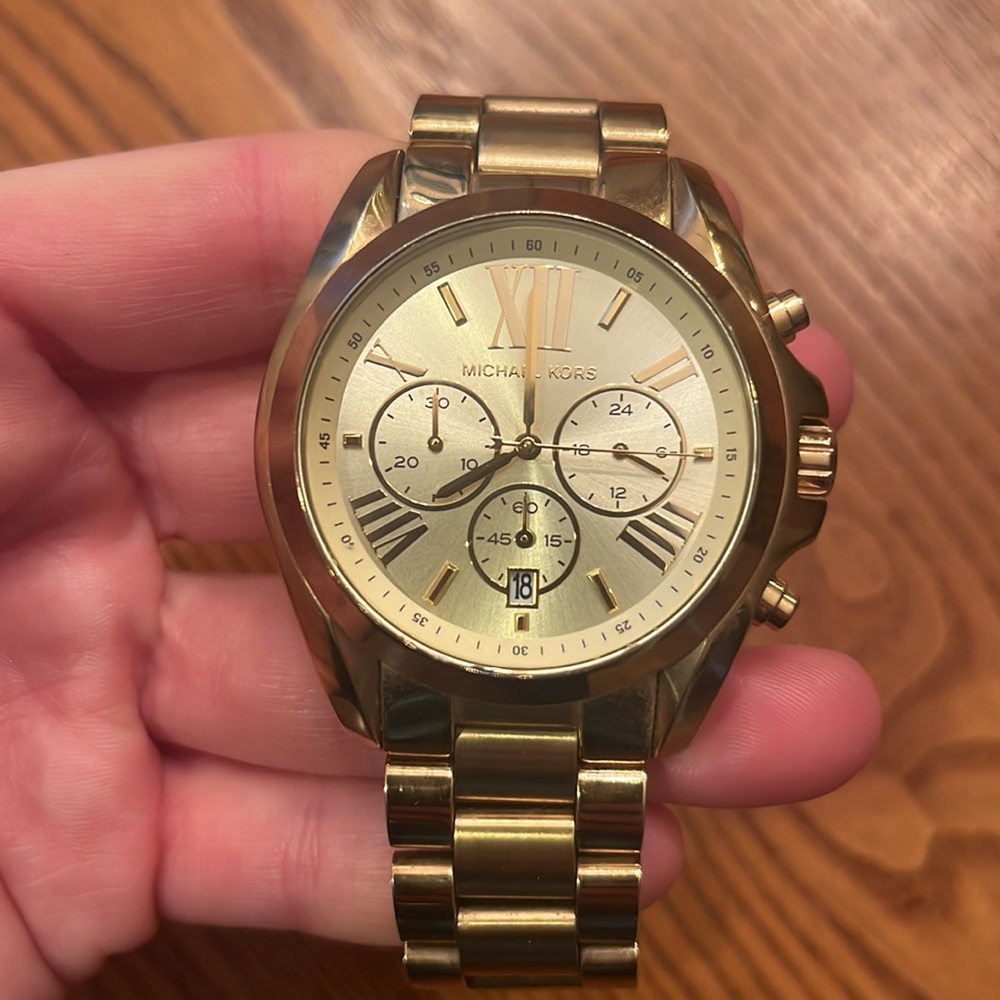 Michael Kora Stainless Steel Watch